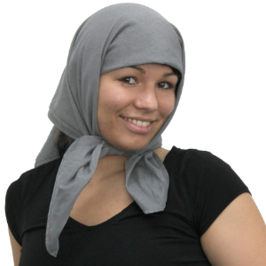 Abschirmendes Kopftuch aus Steel-Gray TKG | HF+NF