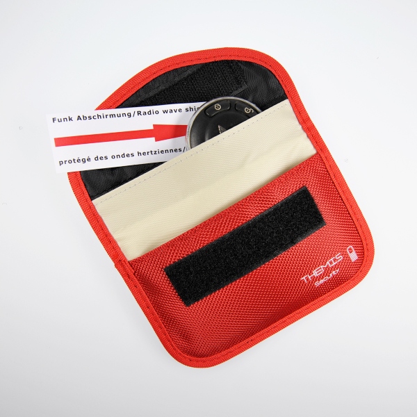 Basic Abschirmhülle für Funk-Autoschlüssel | Nylon | erhältlich in verschiedenen Farben basic-abschirmhuelle-fuer-funk-autoschluessel-nylon-rot