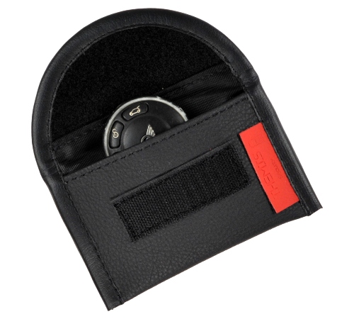 Premium Abschirmhülle für Funk-Autoschlüssel | Nylon | quer | schwarz premium-abschirmhuelle-fuer-funk-autoschluessel-nylon-quer-schwarz